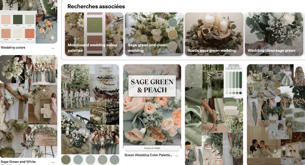 moodboard mariage pinterest